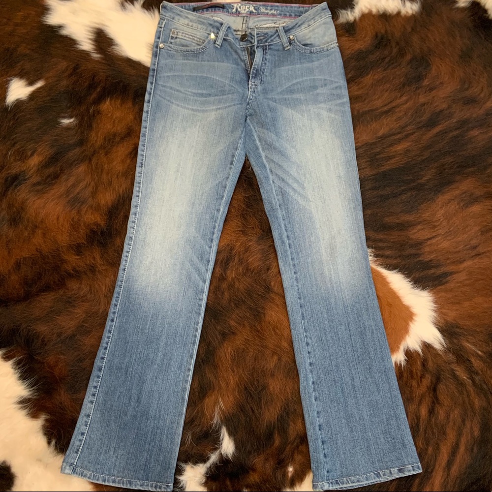 Rock 47 Wrangler Low Rise jeans.